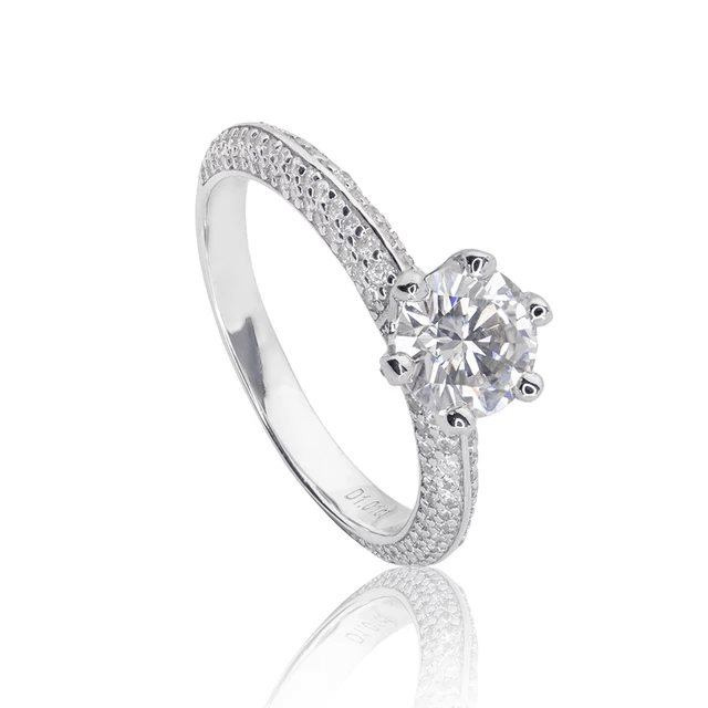 Luxury Halo Jewelems Diamond Ring - Taj Mahal Gems