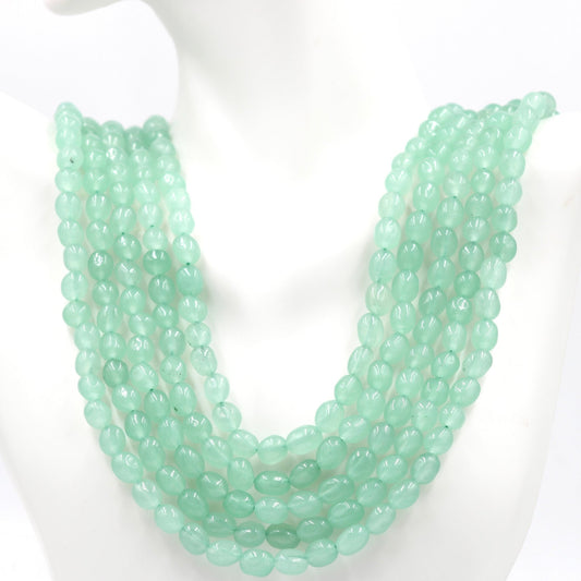 Mint Green Quartz Necklace - Taj Mahal Gems