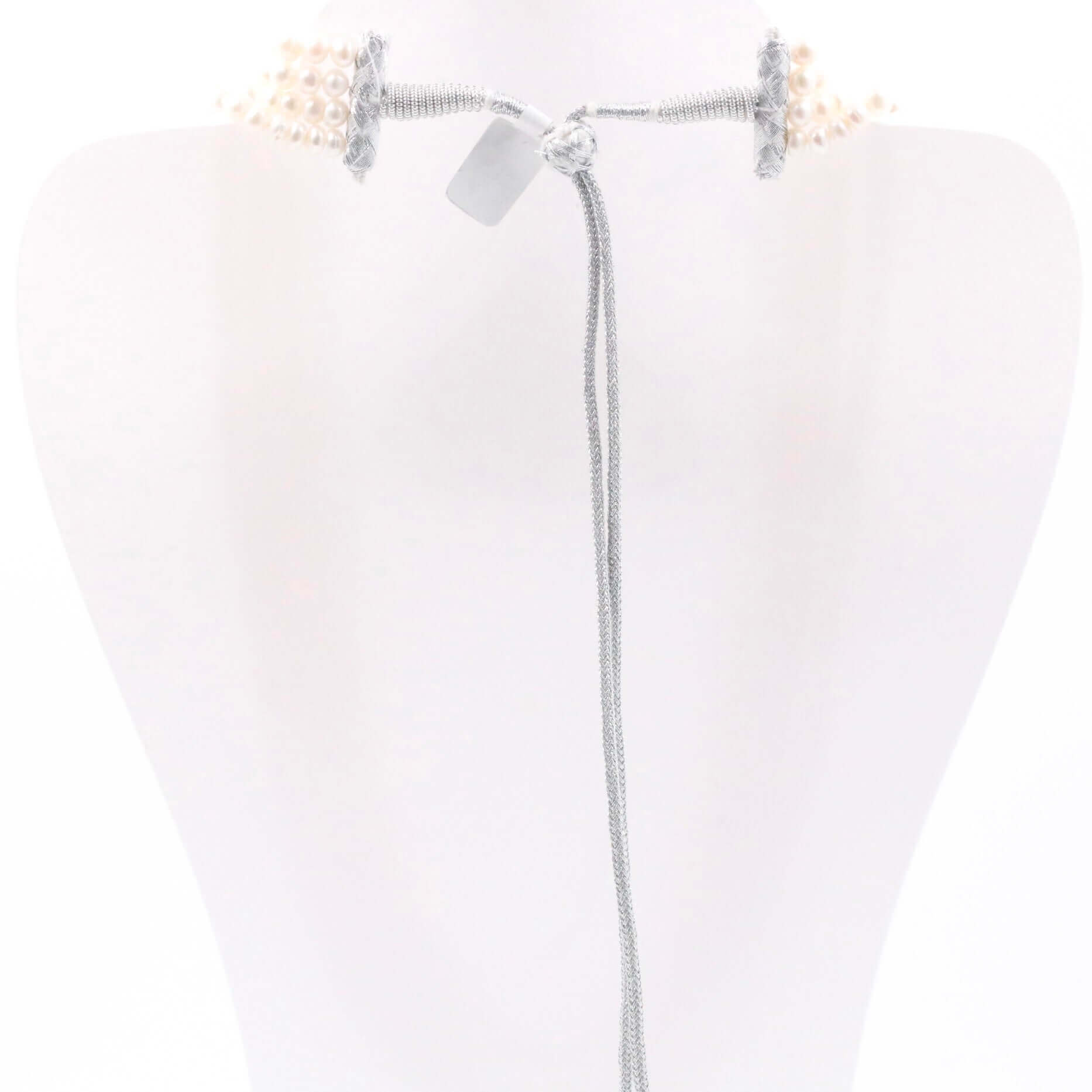 Multi Shaded Freshwater Pearl Beaded Necklace - Taj Mahal Gems