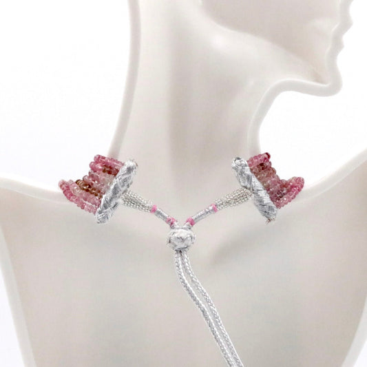 Multi - Stranded Multi - Color Tourmaline Necklace - Taj Mahal Gems