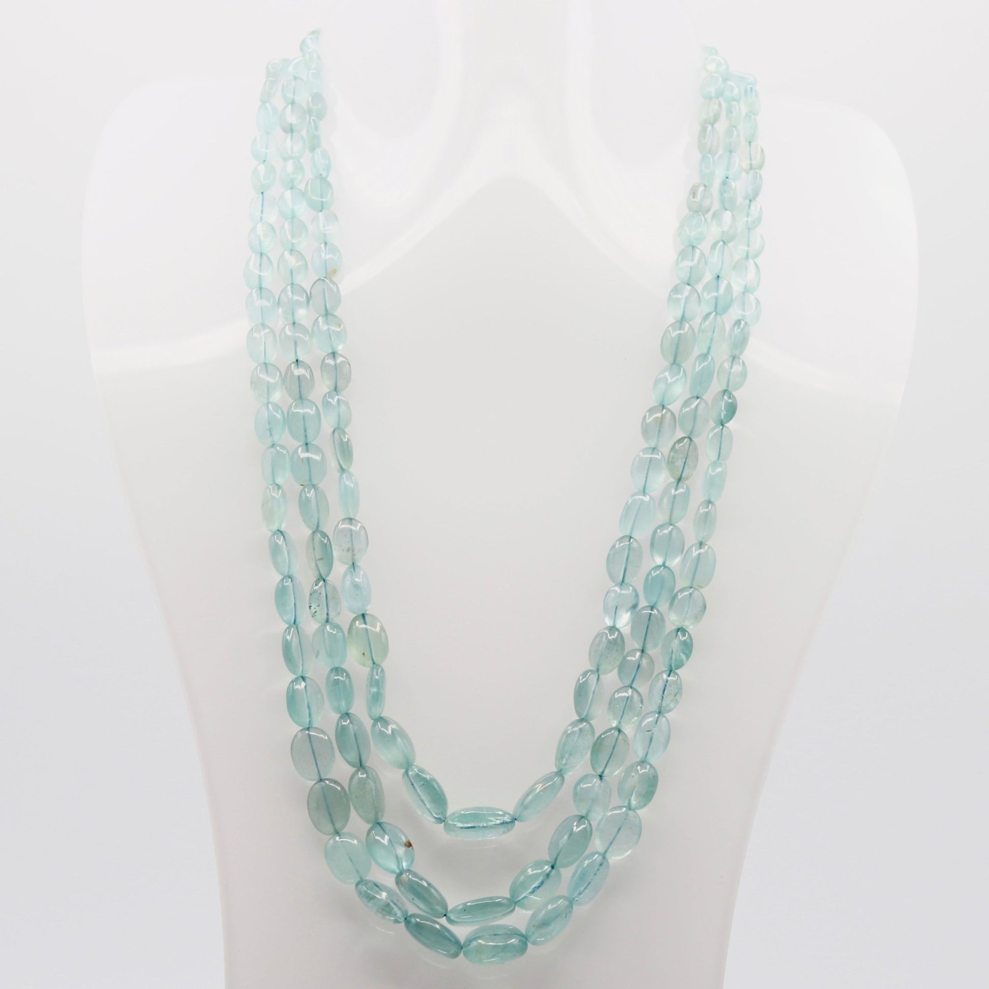 Natural Aquamarine Necklace - Taj Mahal Gems