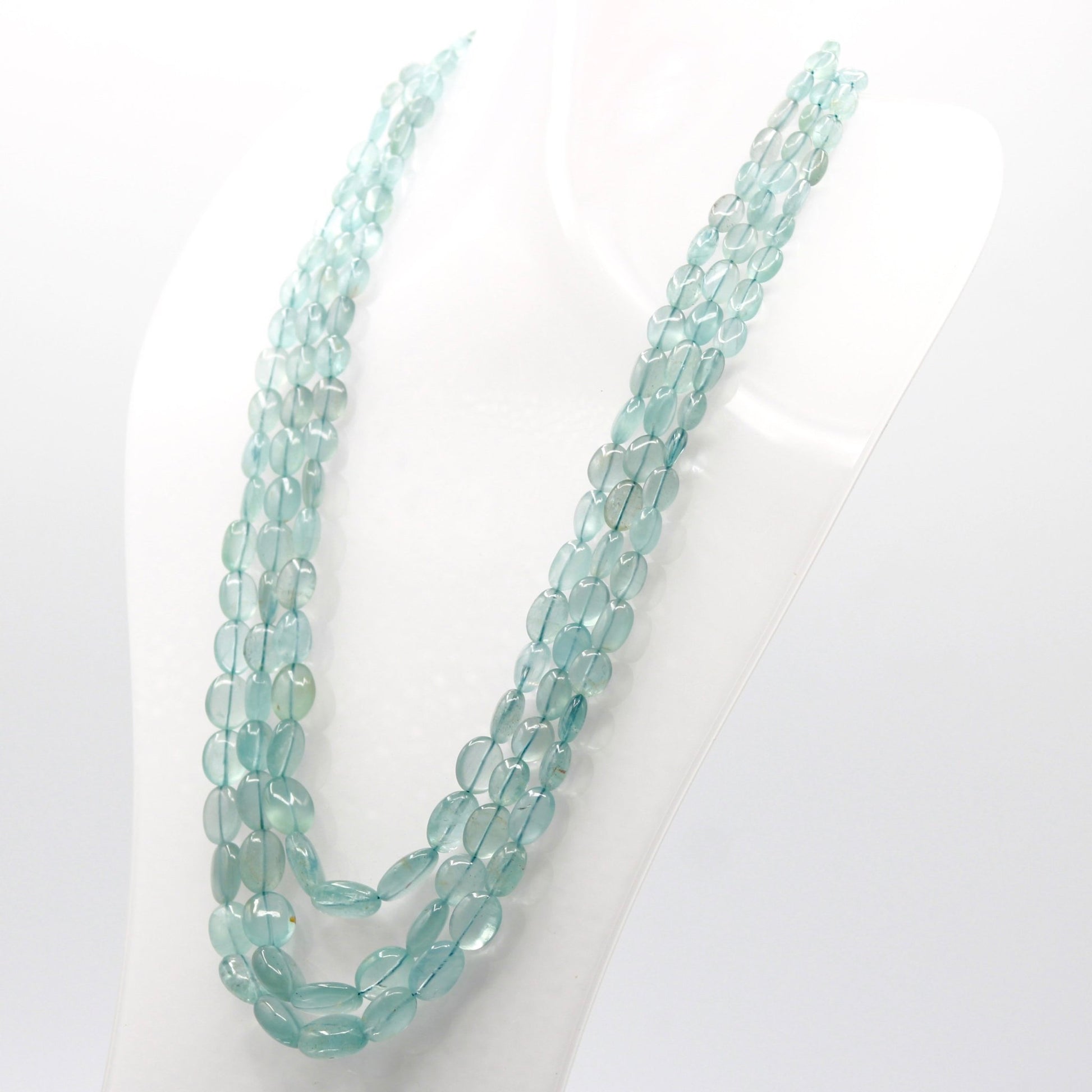 Natural Aquamarine Necklace - Taj Mahal Gems