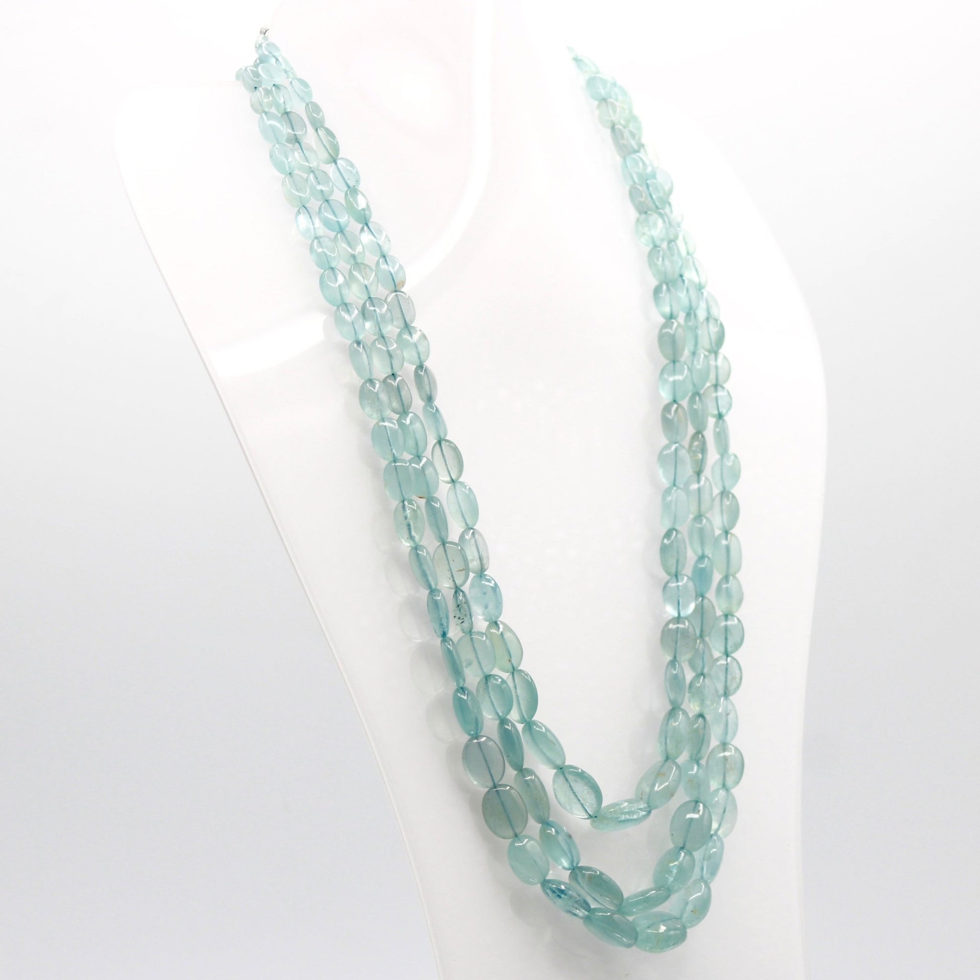 Natural Aquamarine Necklace - Taj Mahal Gems