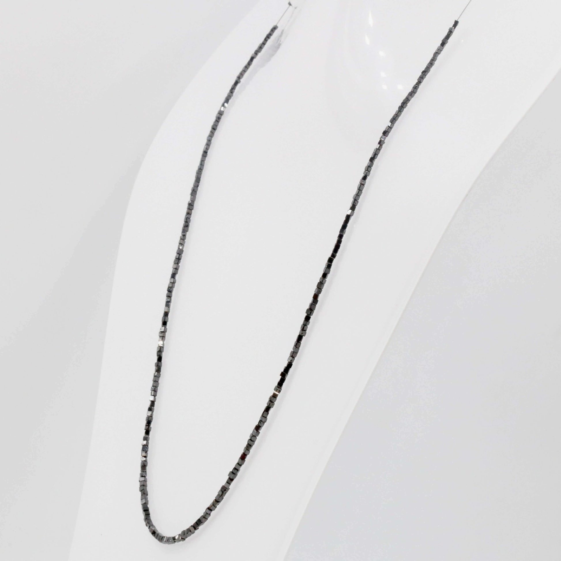 Natural Black Diamond Beads - Taj Mahal Gems