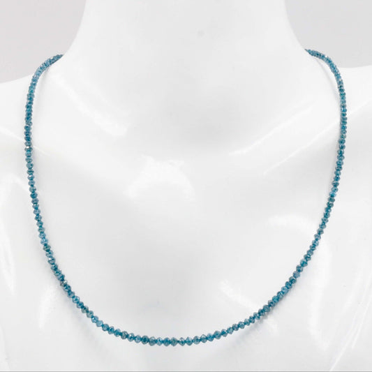 Natural Blue Diamond Strand - Taj Mahal Gems