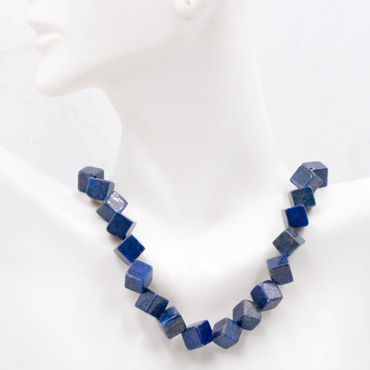 Natural Blue Lapis Lazuli Beads - Taj Mahal Gems