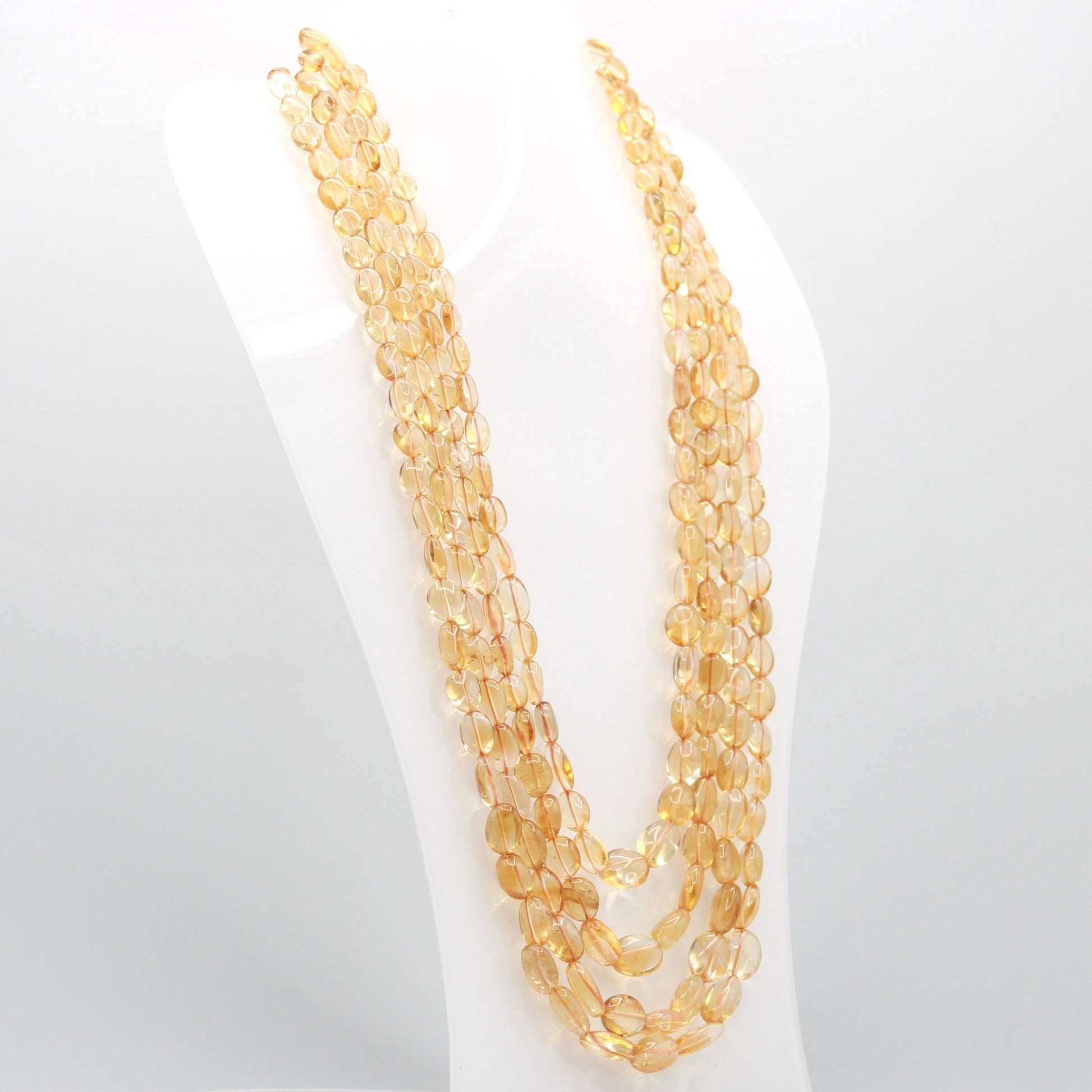 Natural Citrine Necklace - Taj Mahal Gems