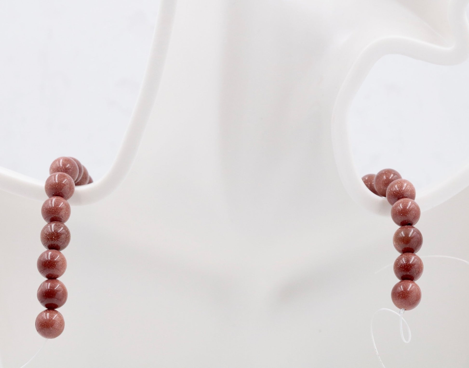 Natural Goldstone Sandstone Beads - Taj Mahal Gems