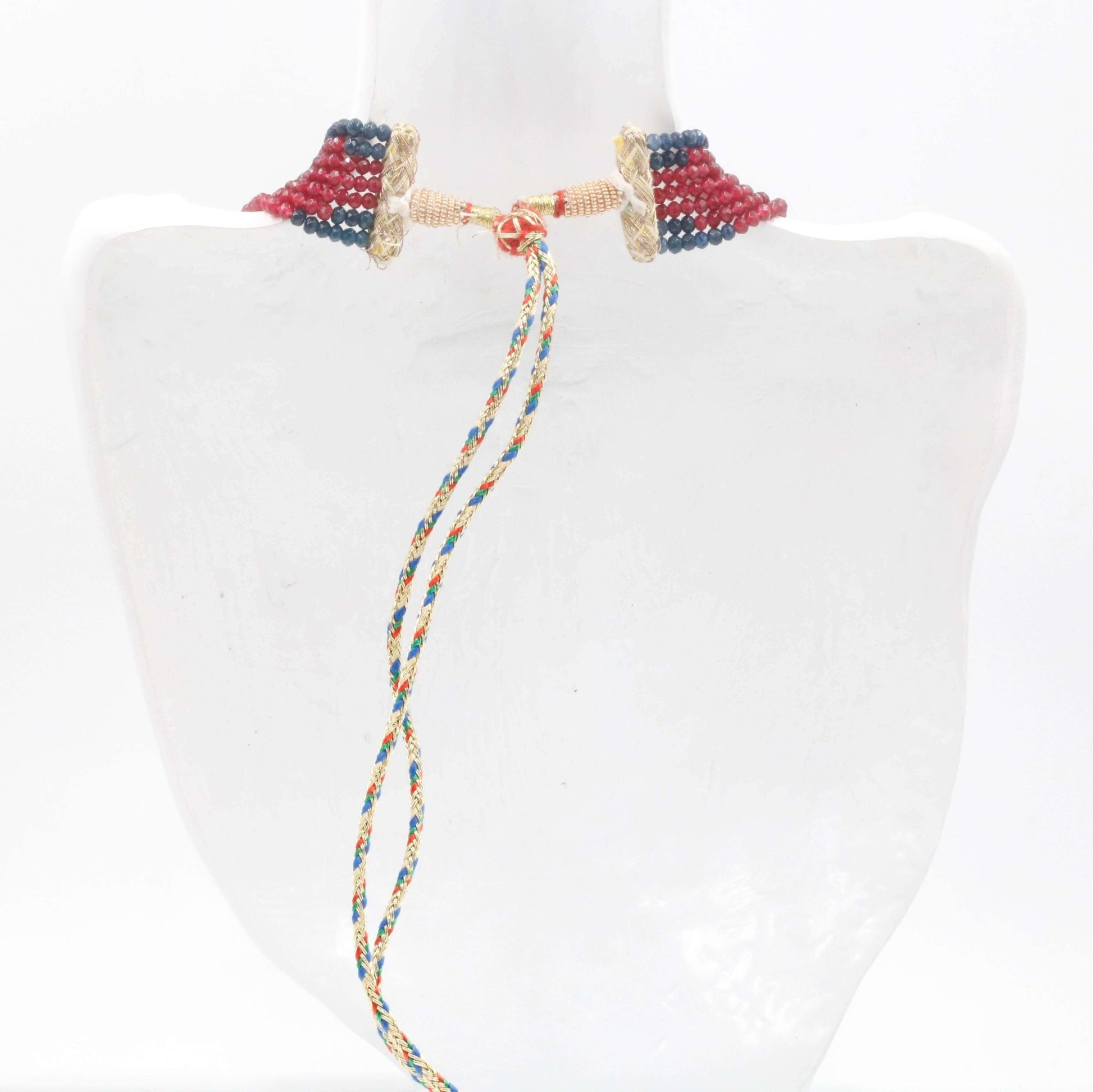 Natural Multi - color Quartz Necklace - Taj Mahal Gems