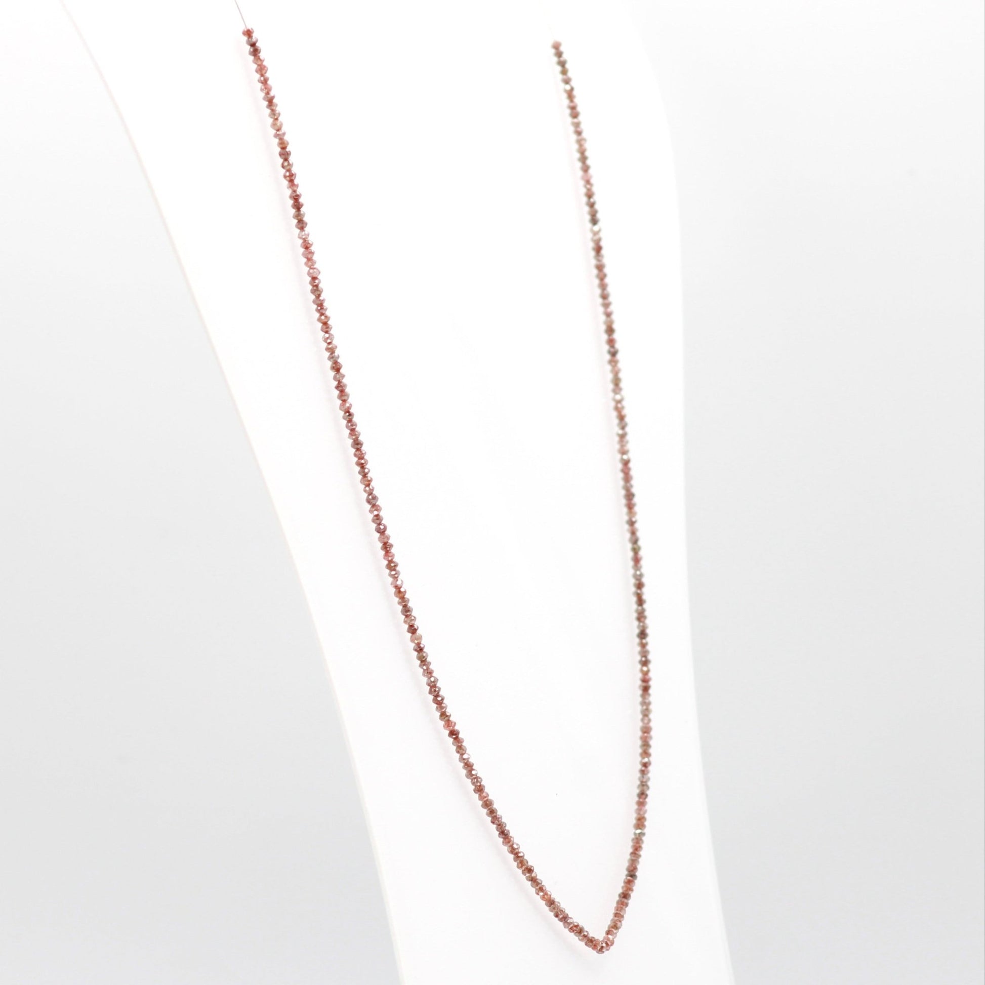 Natural Red Diamond Strand 15.90cts - Taj Mahal Gems