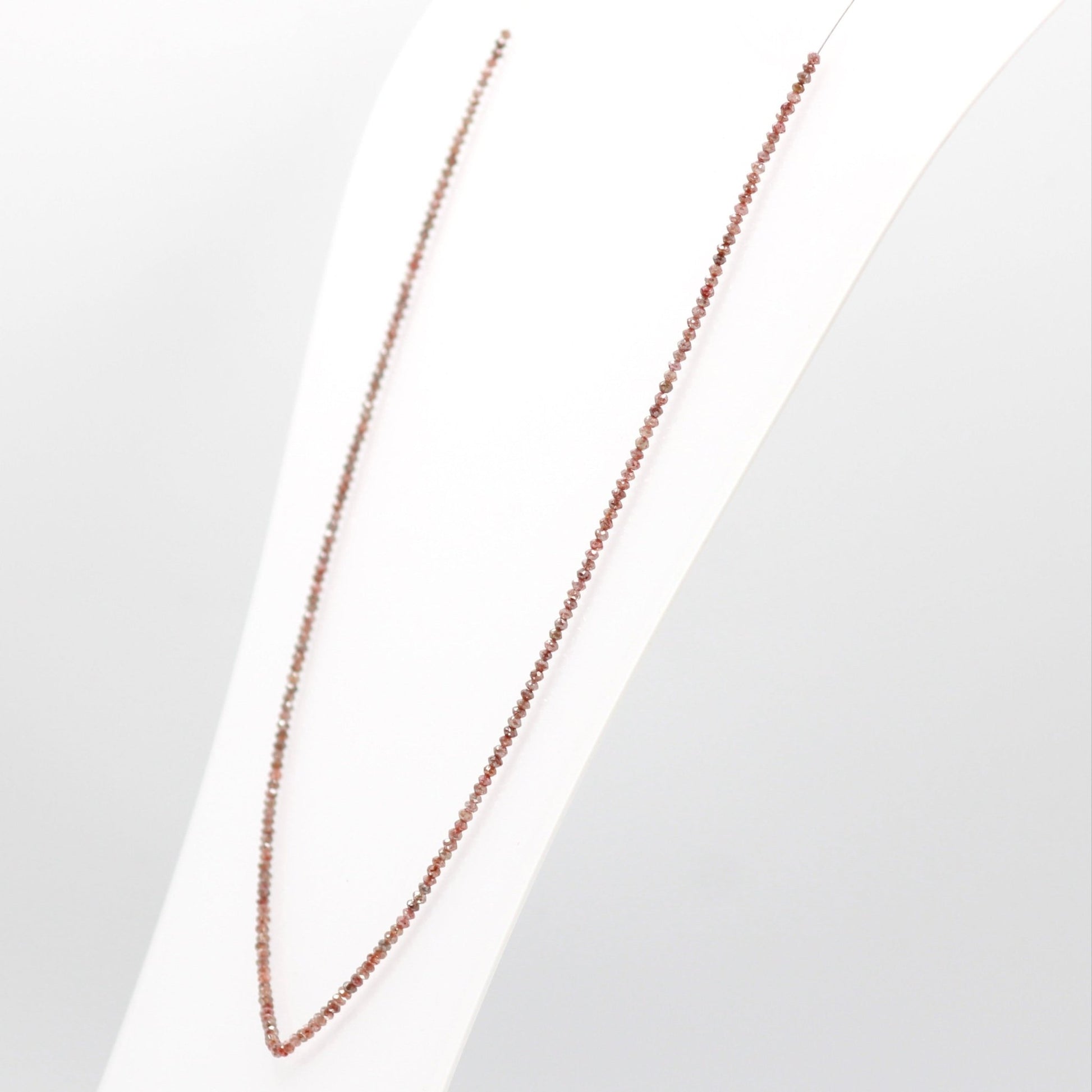 Natural Red Diamond Strand 15.90cts - Taj Mahal Gems