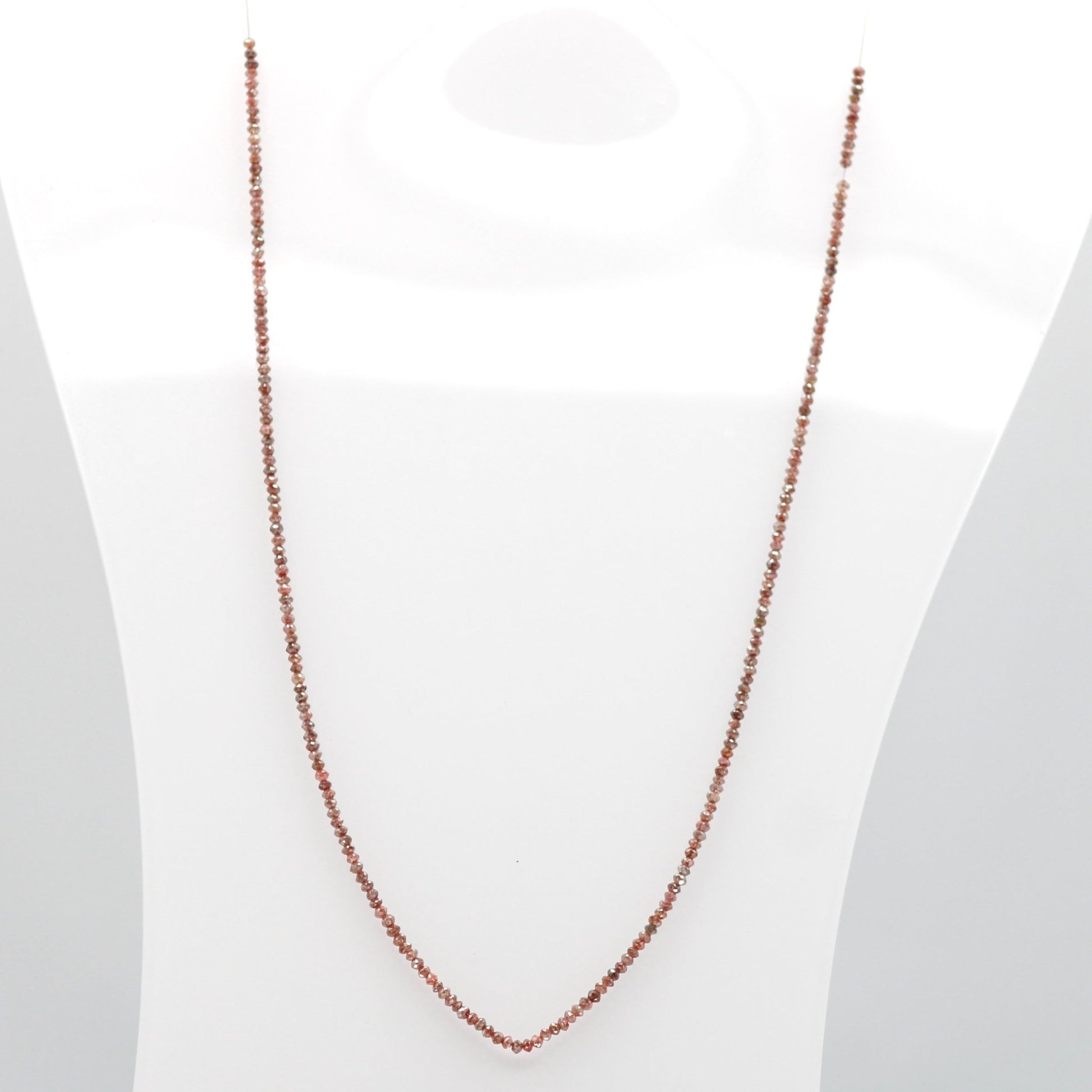 Natural Red Diamond Strand 15.90cts - Taj Mahal Gems