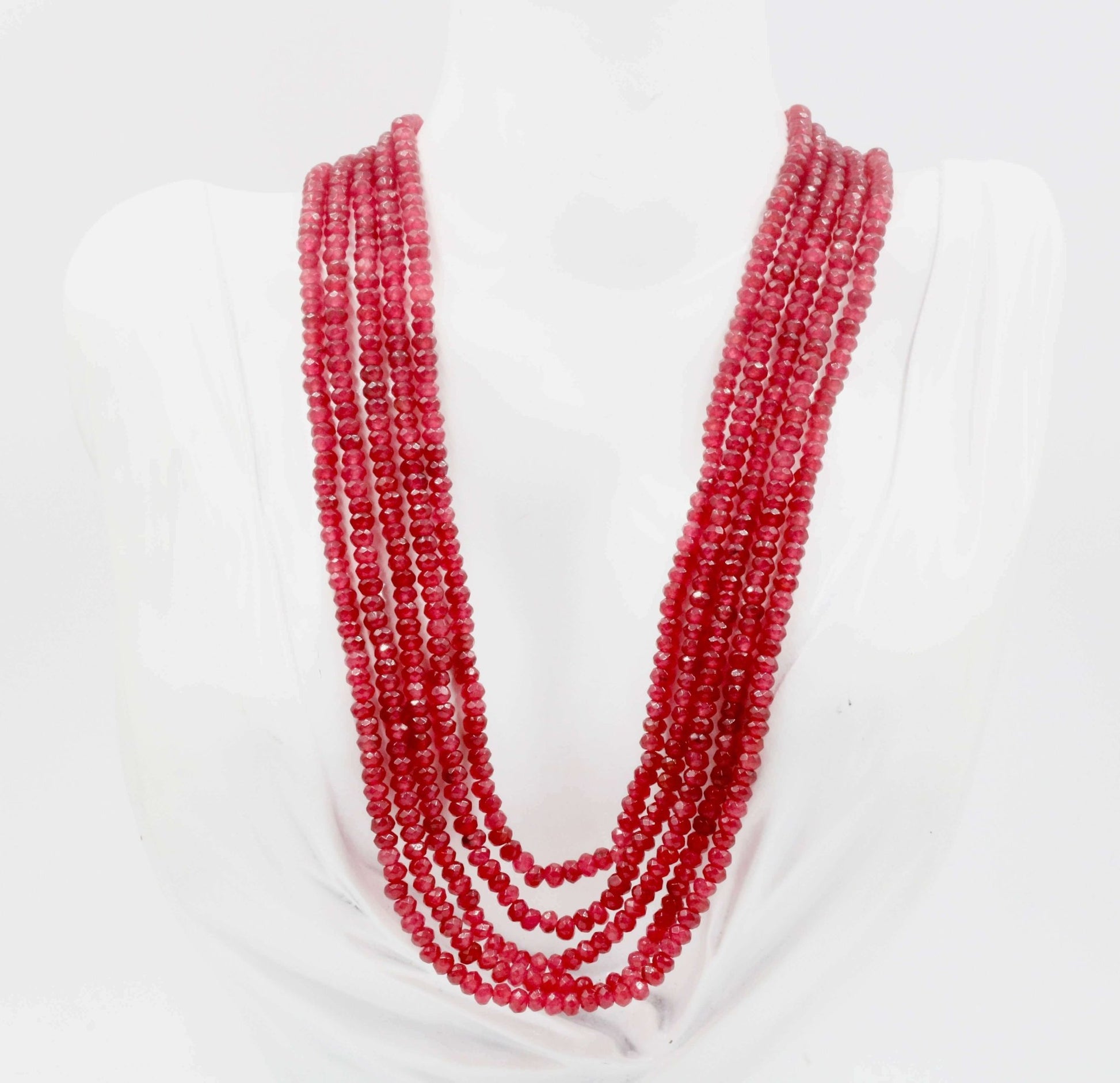 Natural Red Quartz Necklace - Taj Mahal Gems