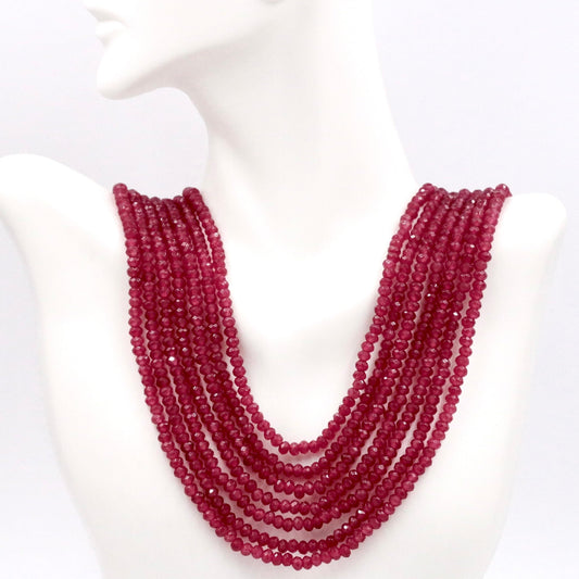 Natural Red Quartz Necklace - Taj Mahal Gems