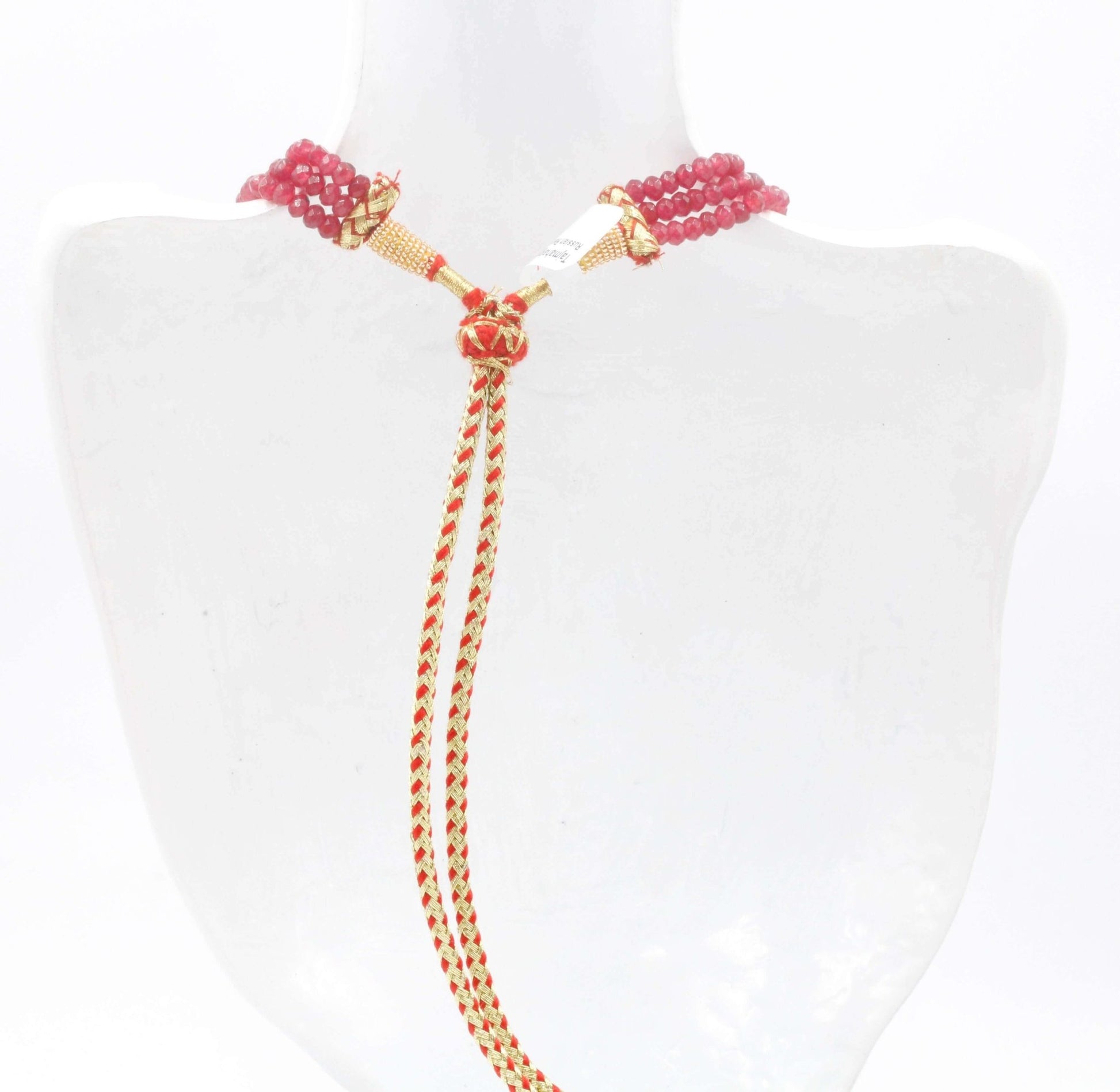 Natural Red Quartz Necklace - Taj Mahal Gems