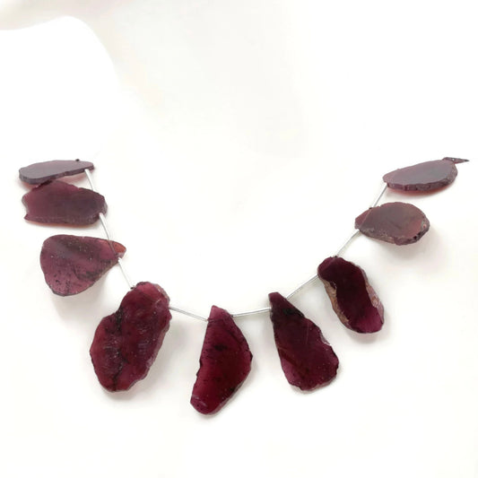 Natural Rhodolite Strand - Taj Mahal Gems