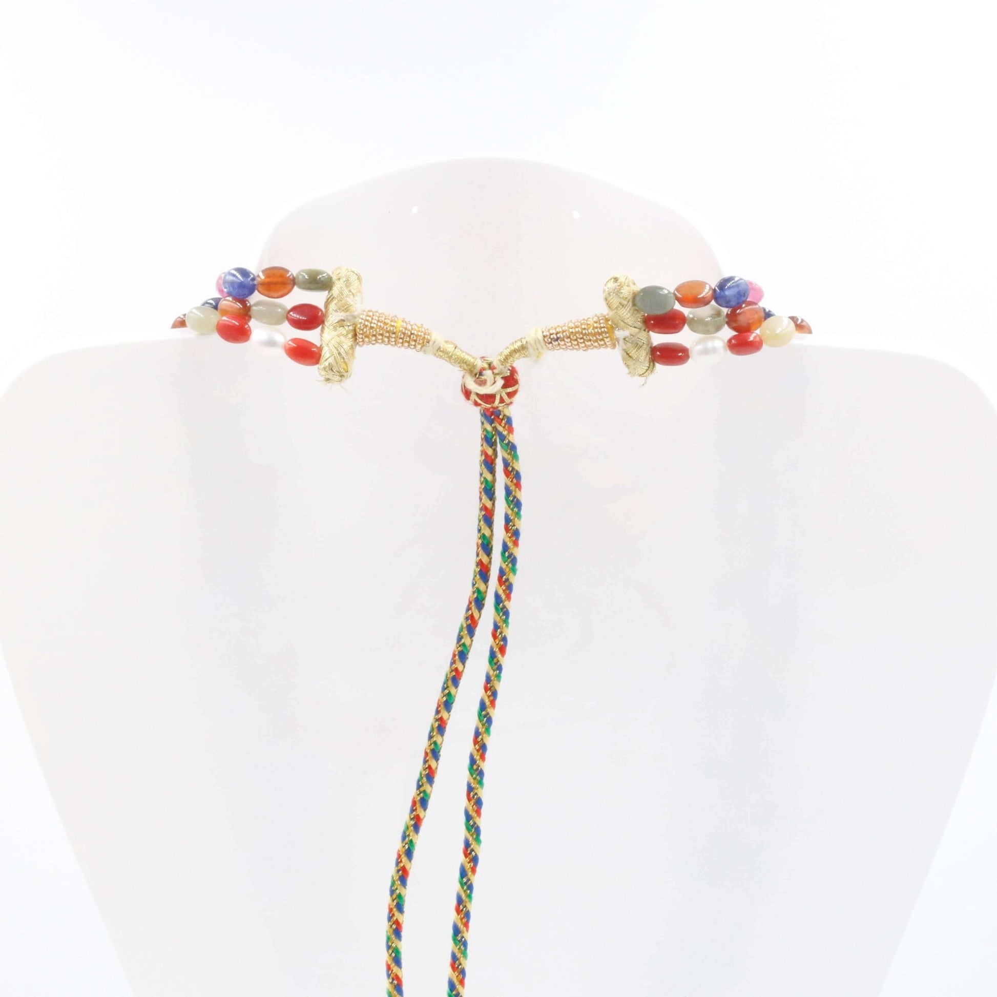 Navrathna Gemstone Necklace - Taj Mahal Gems