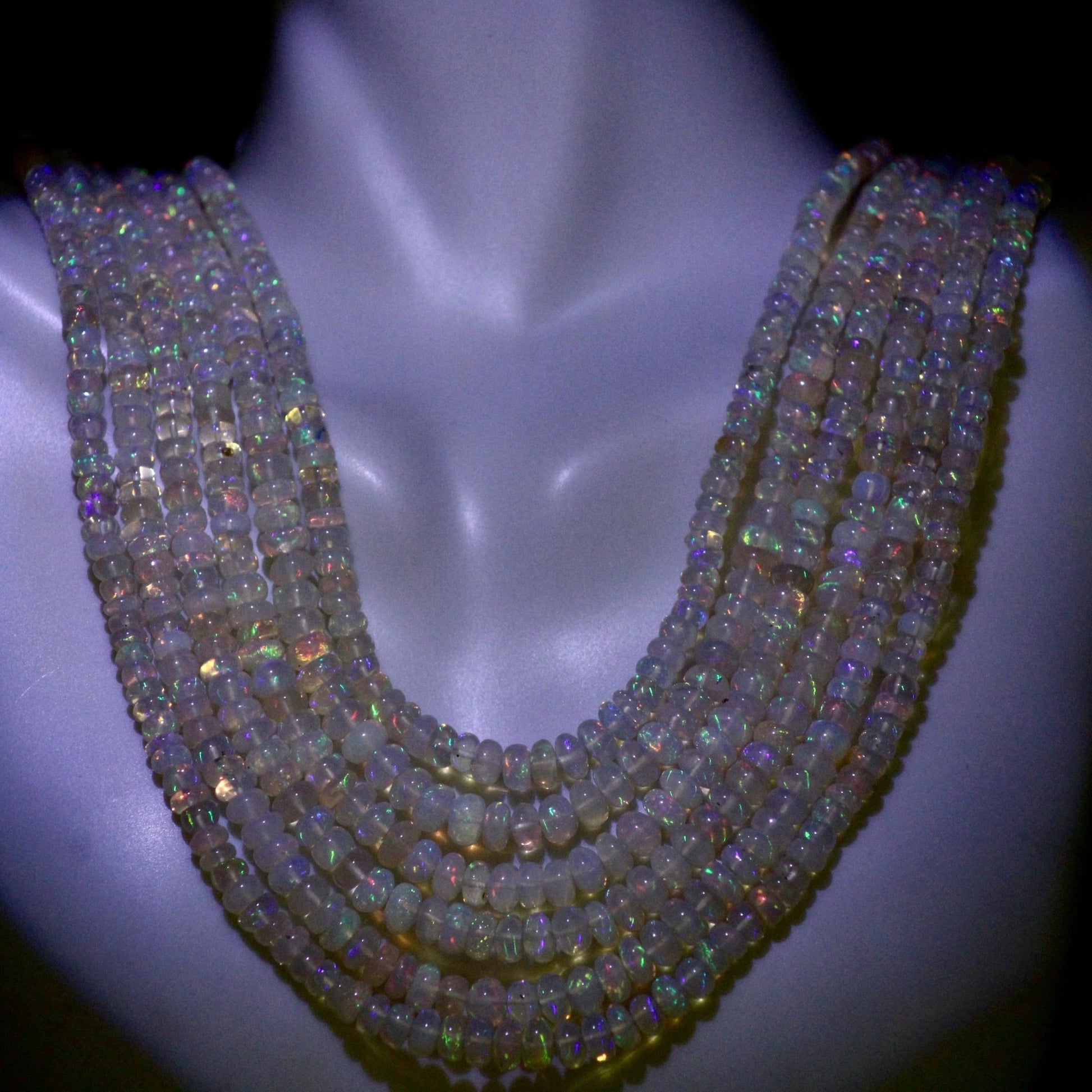 Opal Beaded Necklace - Taj Mahal Gems