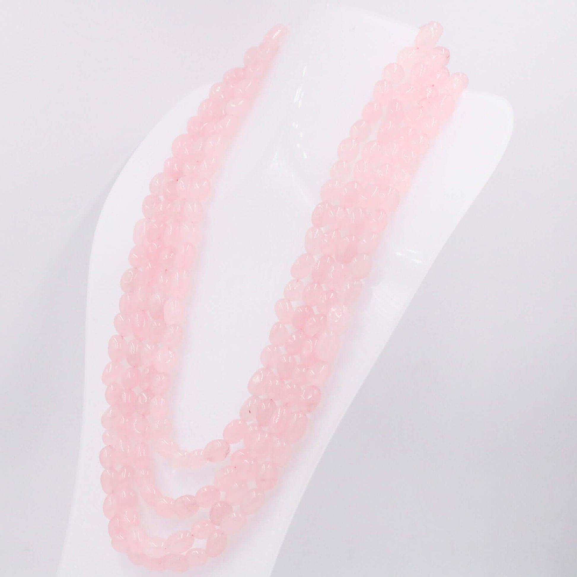 Pink Quartz Necklace - Taj Mahal Gems