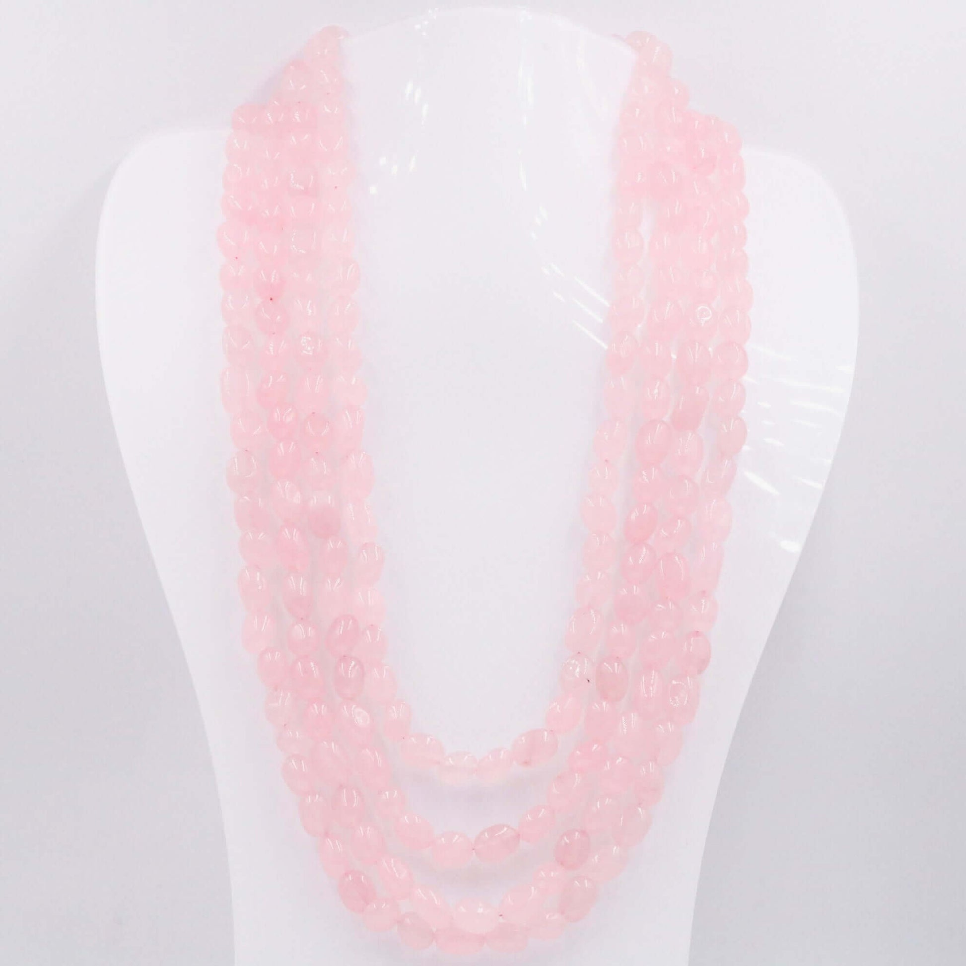 Pink Quartz Necklace - Taj Mahal Gems