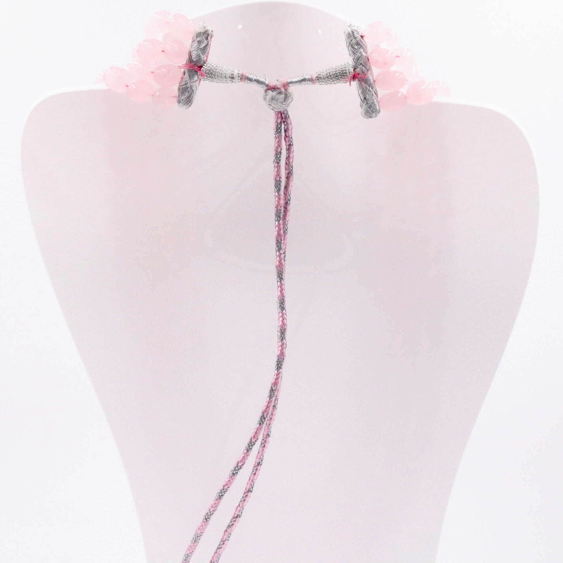 Pink Quartz Necklace - Taj Mahal Gems