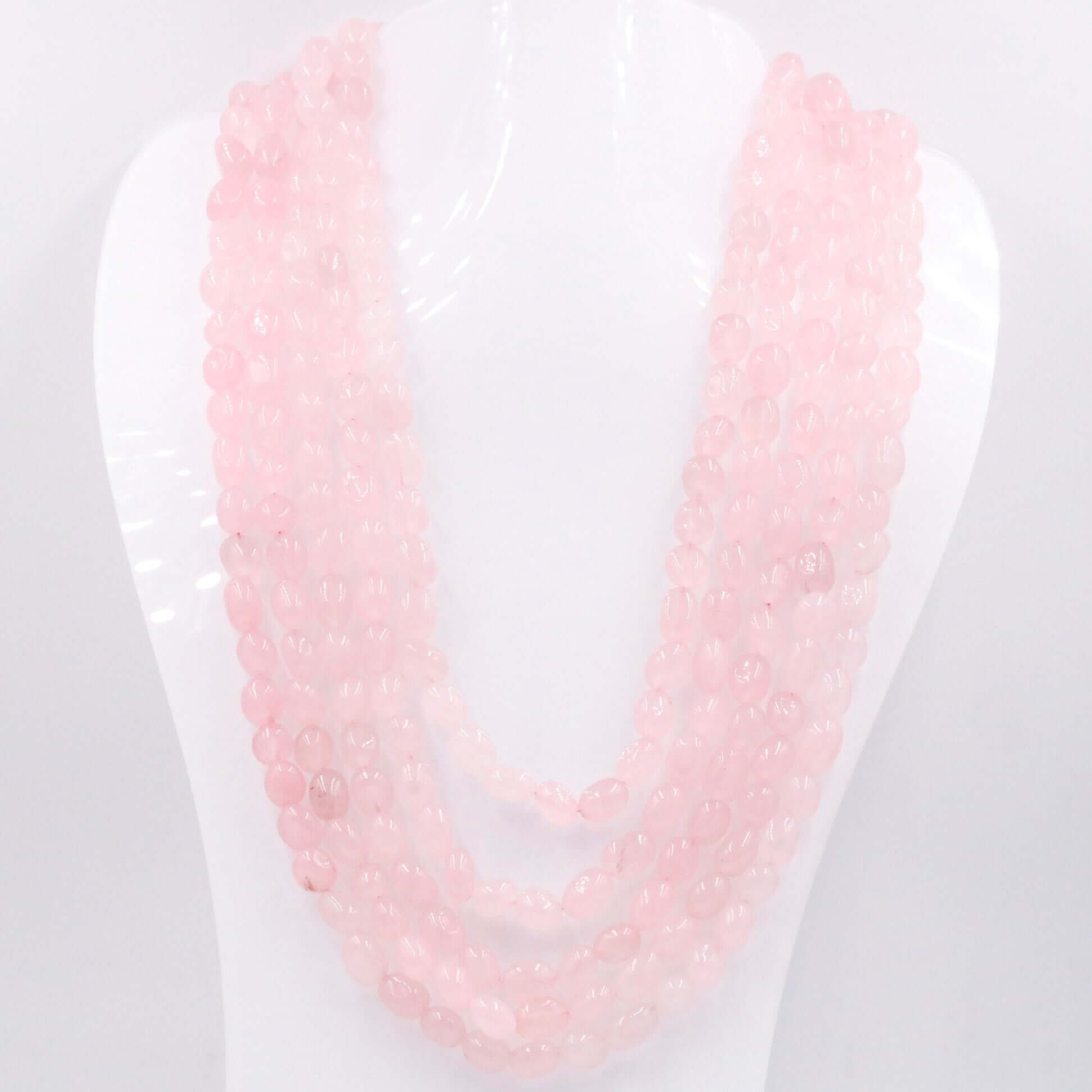 Pink Quartz Necklace - Taj Mahal Gems
