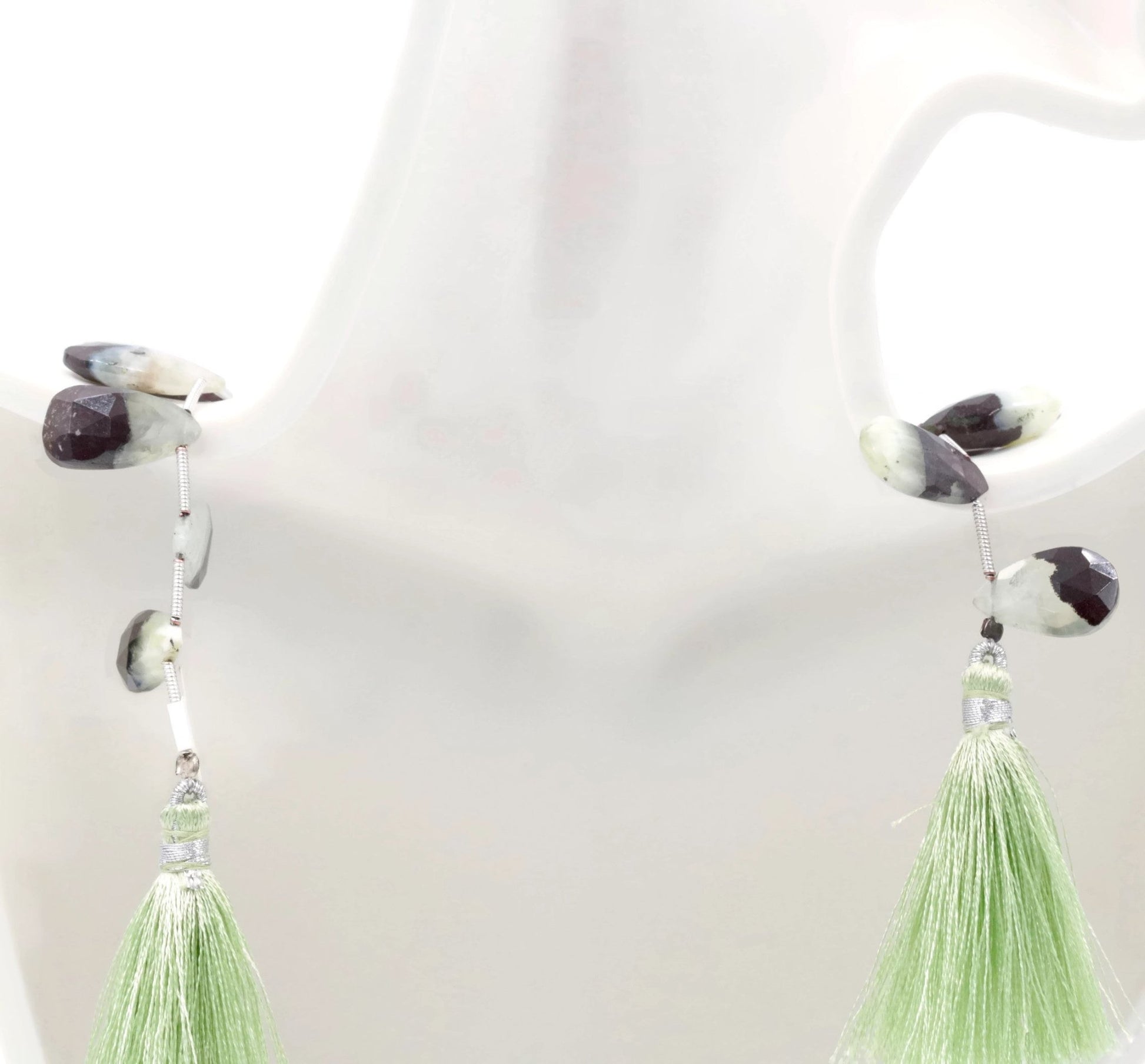 Prehnite Beads strands - Taj Mahal Gems