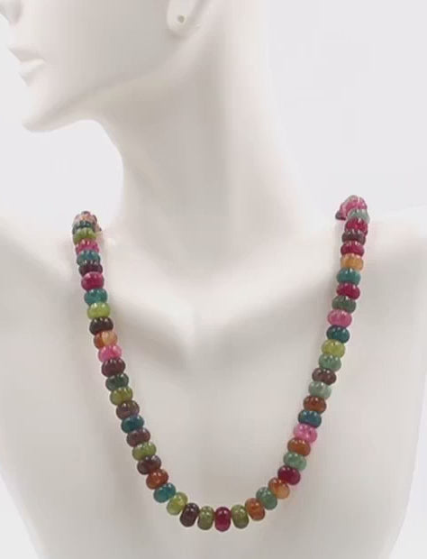 Jade Beaded Layered Necklace 