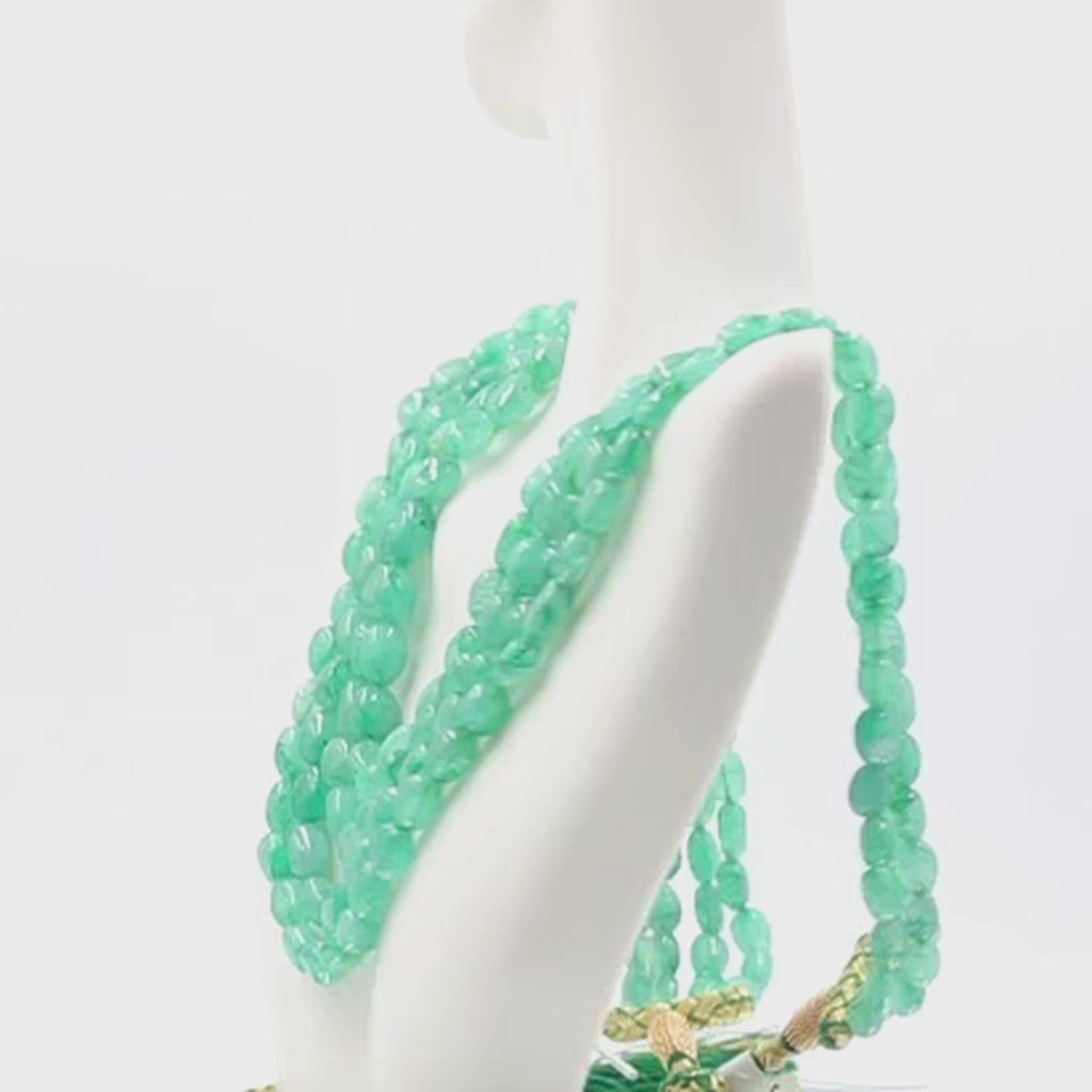 Green Long Necklace