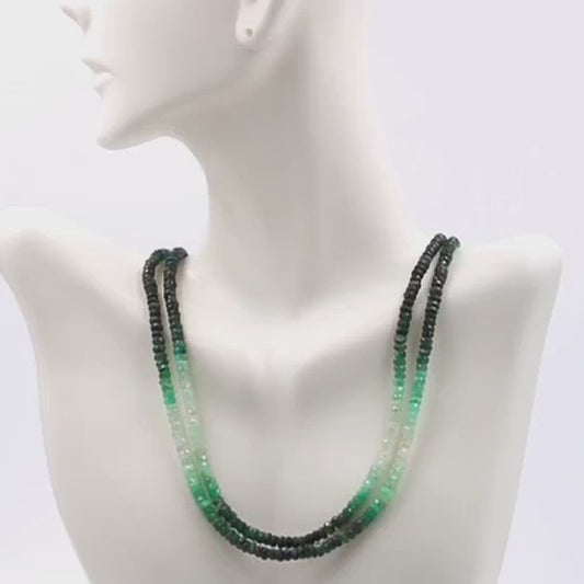 Natural Emerald Necklace 
