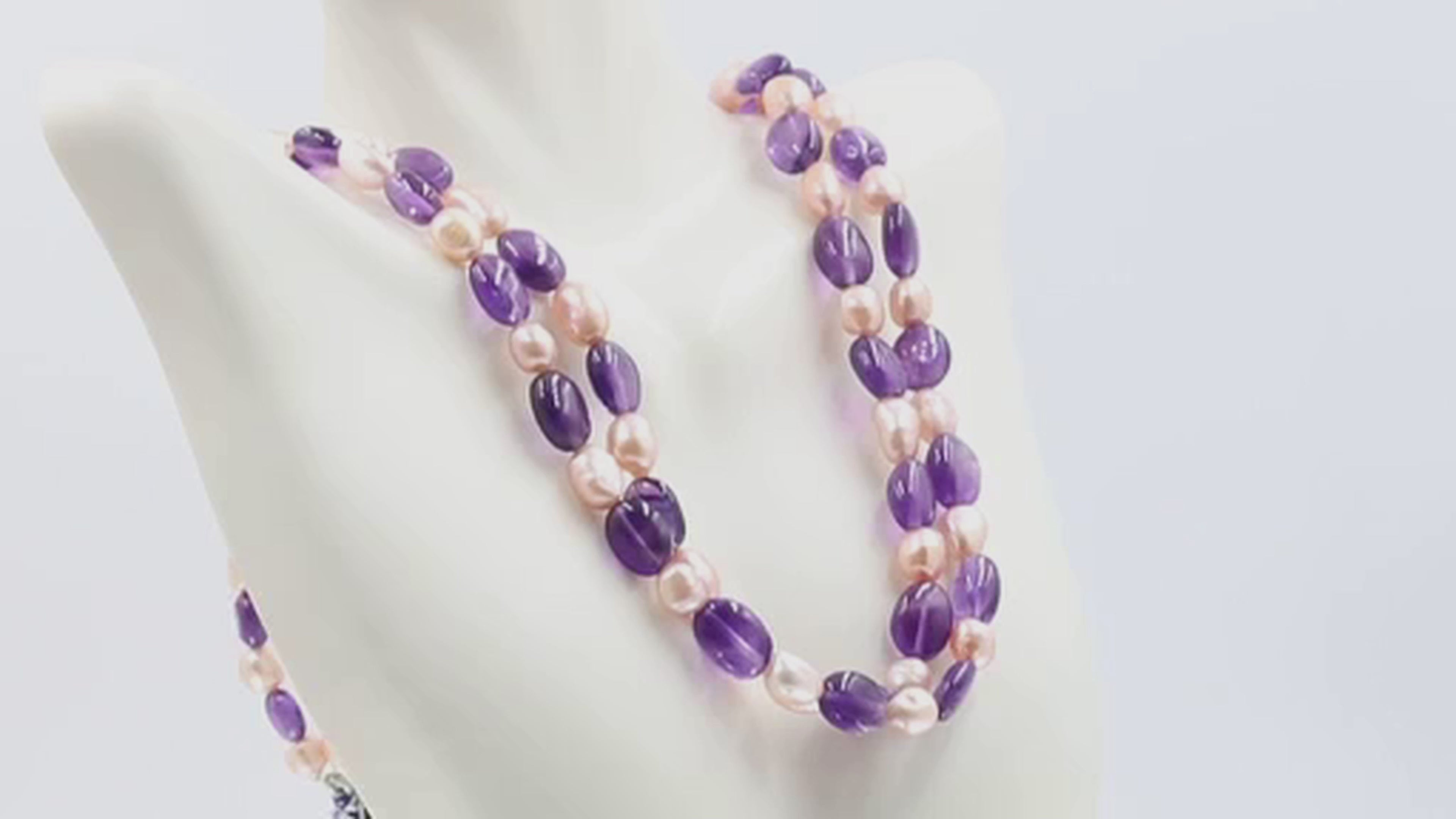 Aventurine Pearl Beaded Necklace - Taj Mahal Gems