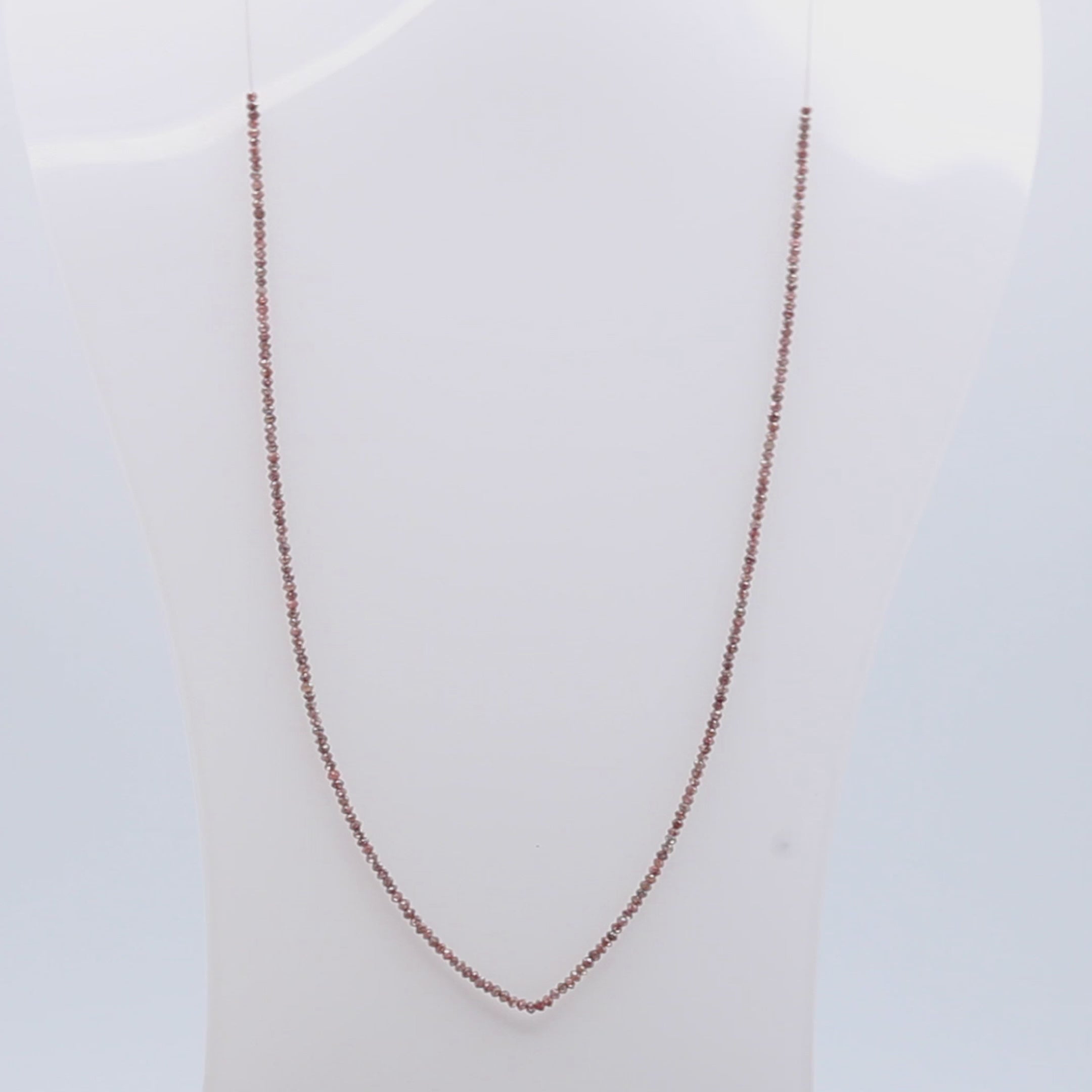 Natural Red Diamond Strand 15.90cts - Taj Mahal Gems