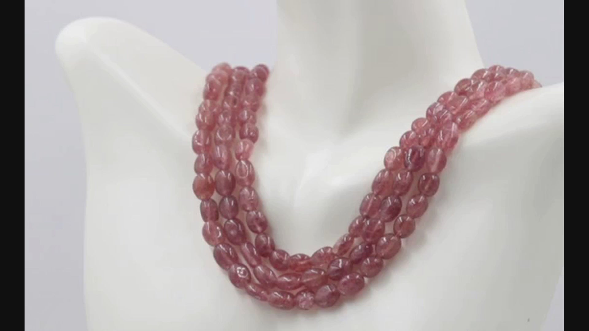 Natural Brown Strawberry Quartz Necklace - Taj Mahal Gems