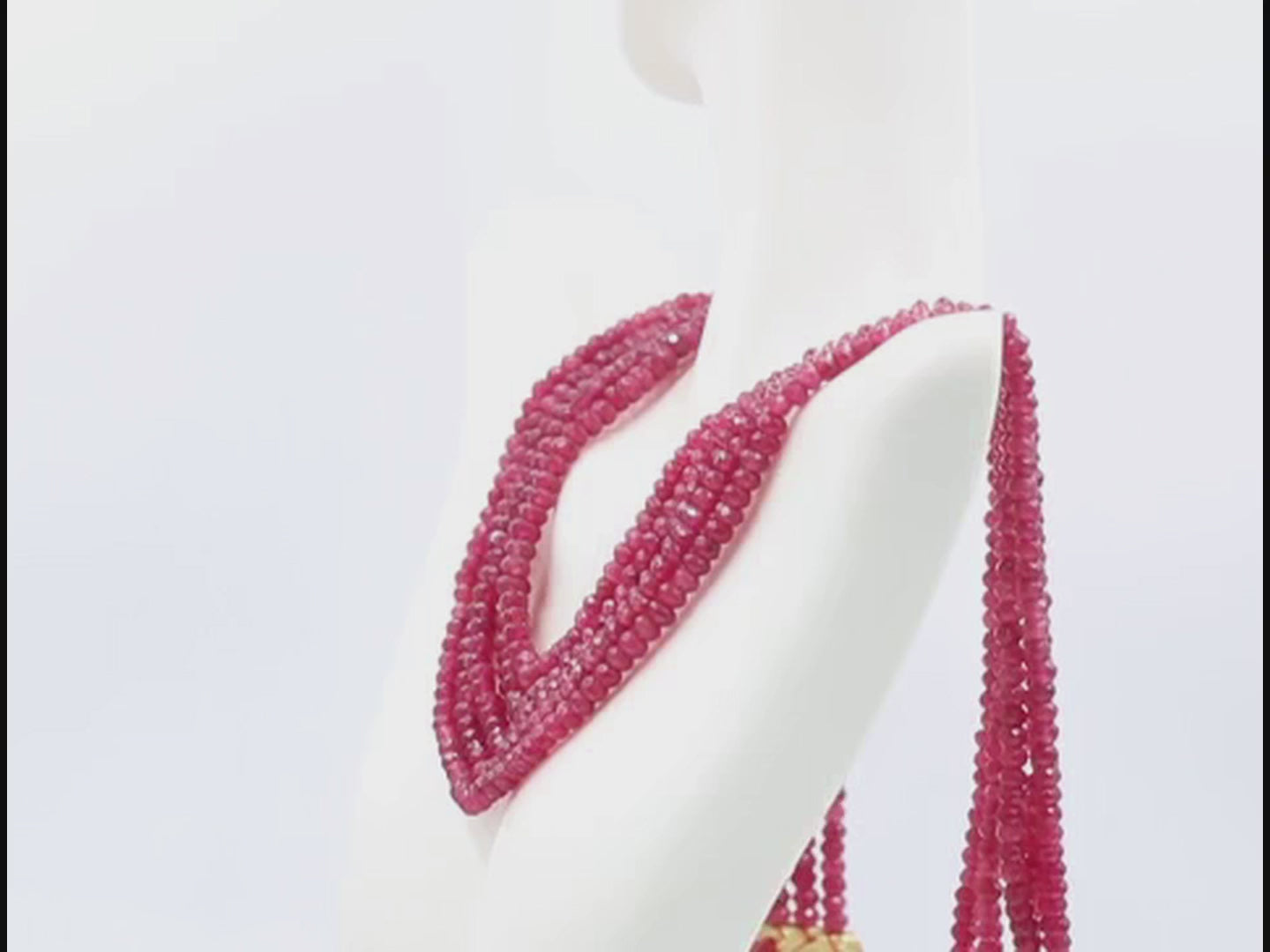 Natural Red Quartz Necklace - Taj Mahal Gems
