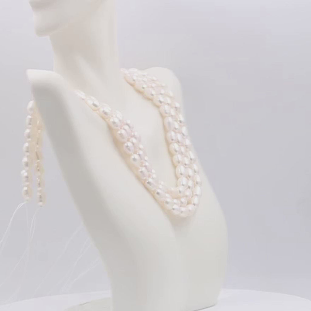 White Cultured Pearl Necklace