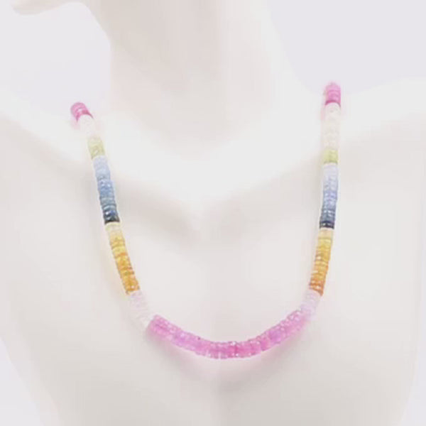MultiColor Sapphire Necklace 