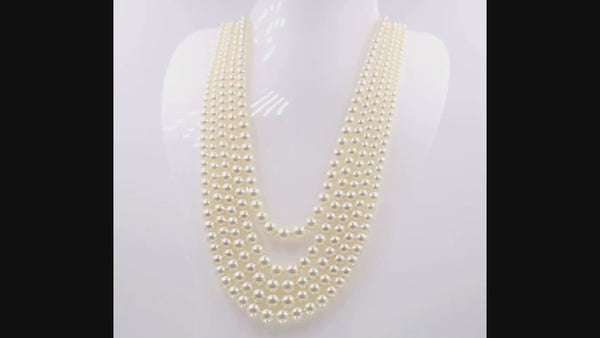 Swarovski Pearl Necklace video