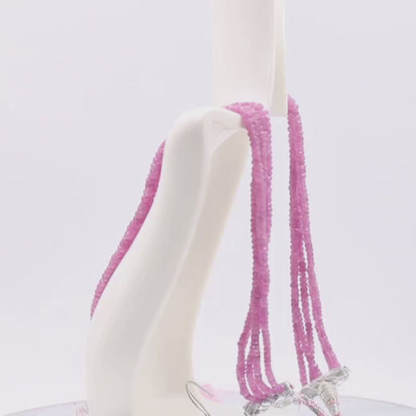 Pink Long Necklace 