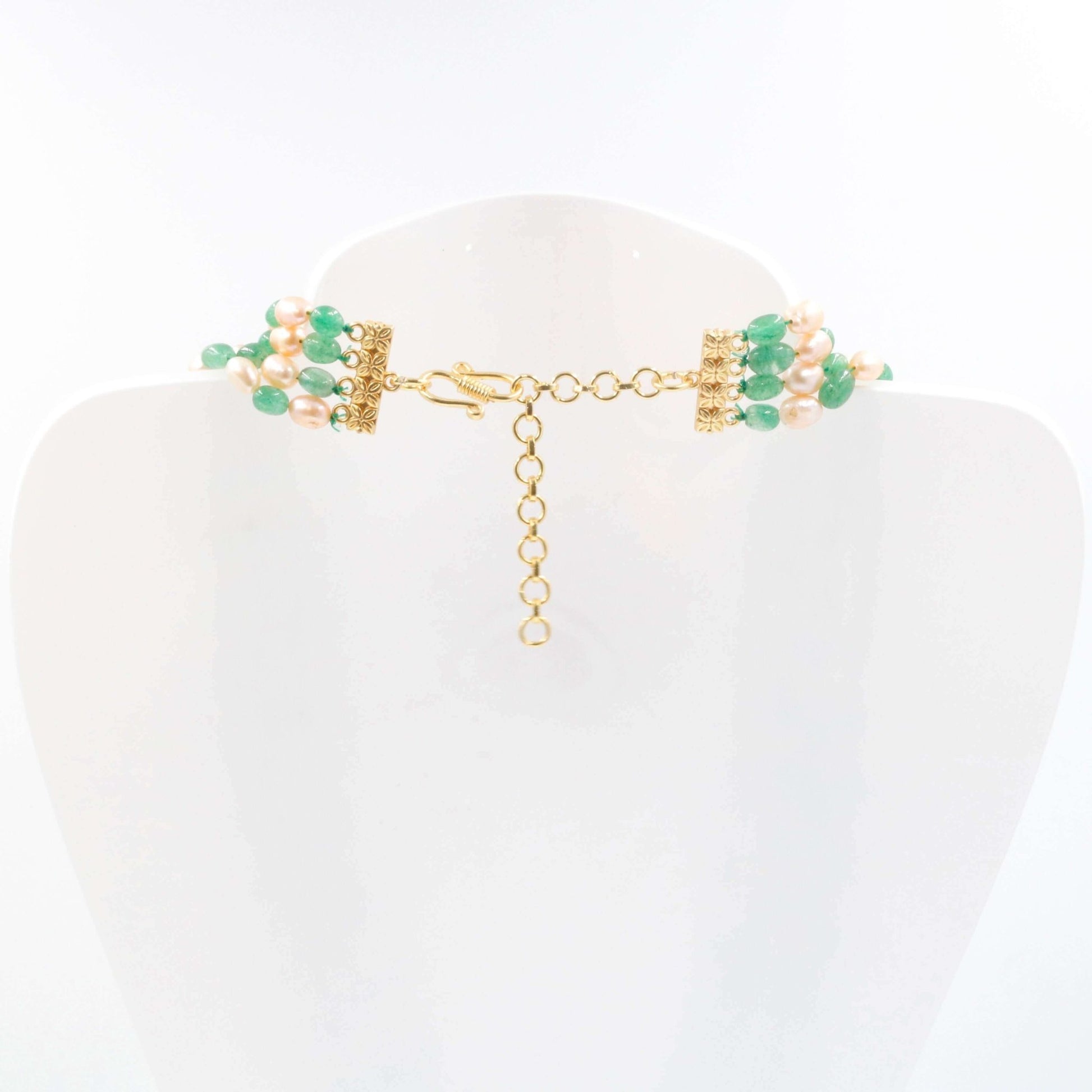 Quartz and Freshwater Pearl Necklace - Taj Mahal Gems