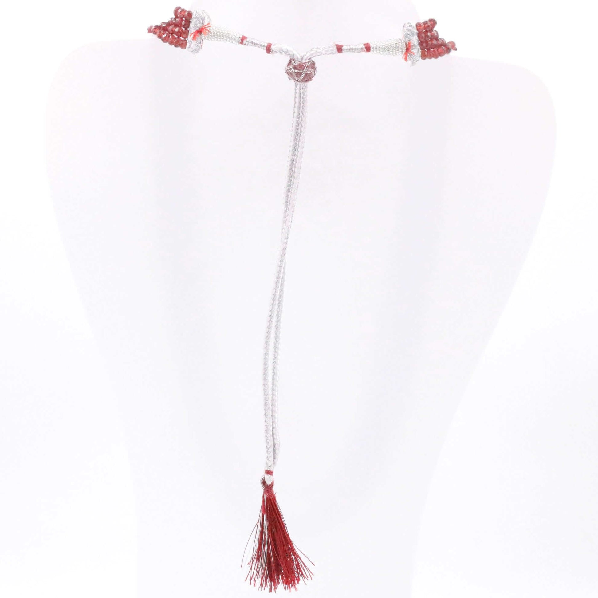 Red Garnet Necklace - Taj Mahal Gems