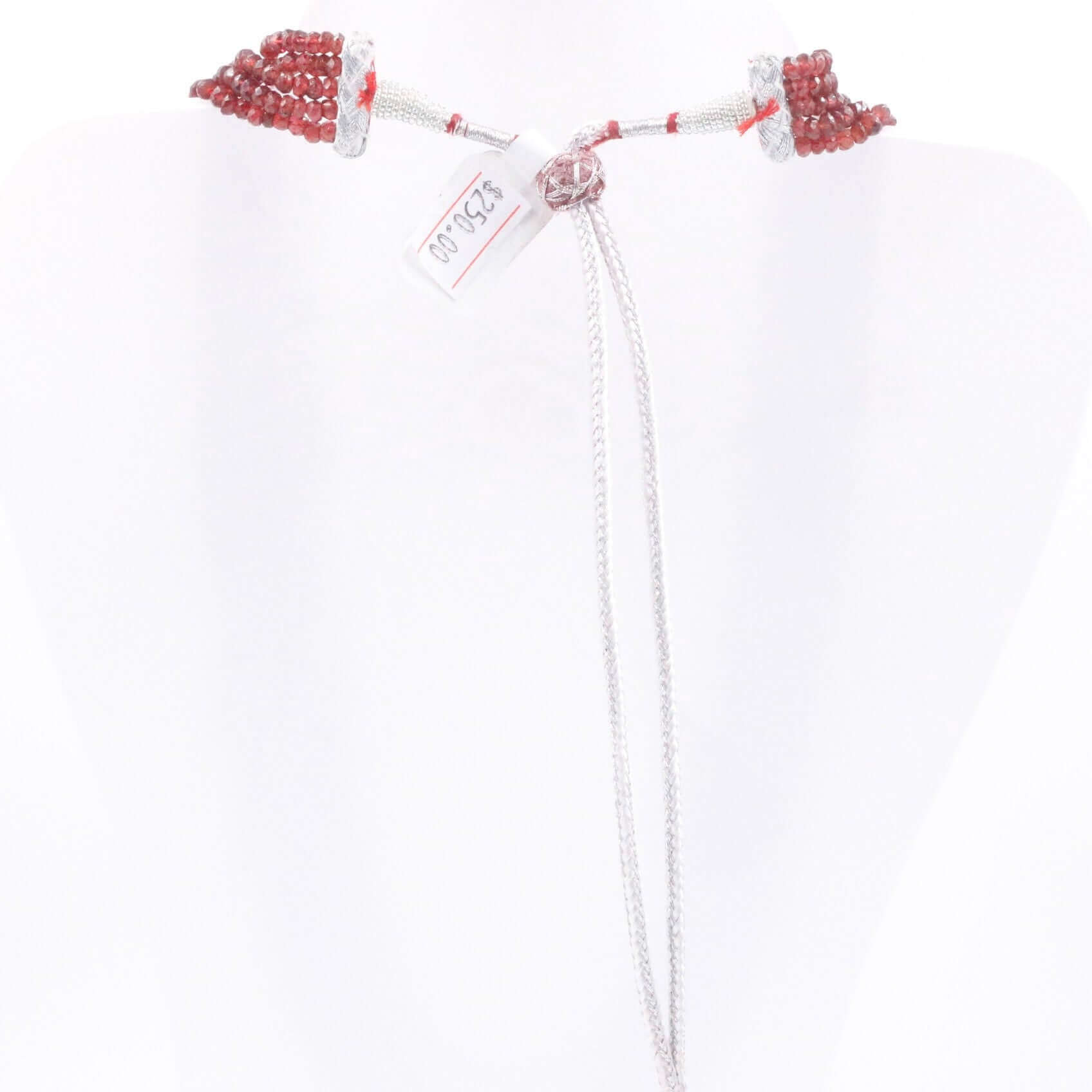 Red Garnet Necklace - Taj Mahal Gems