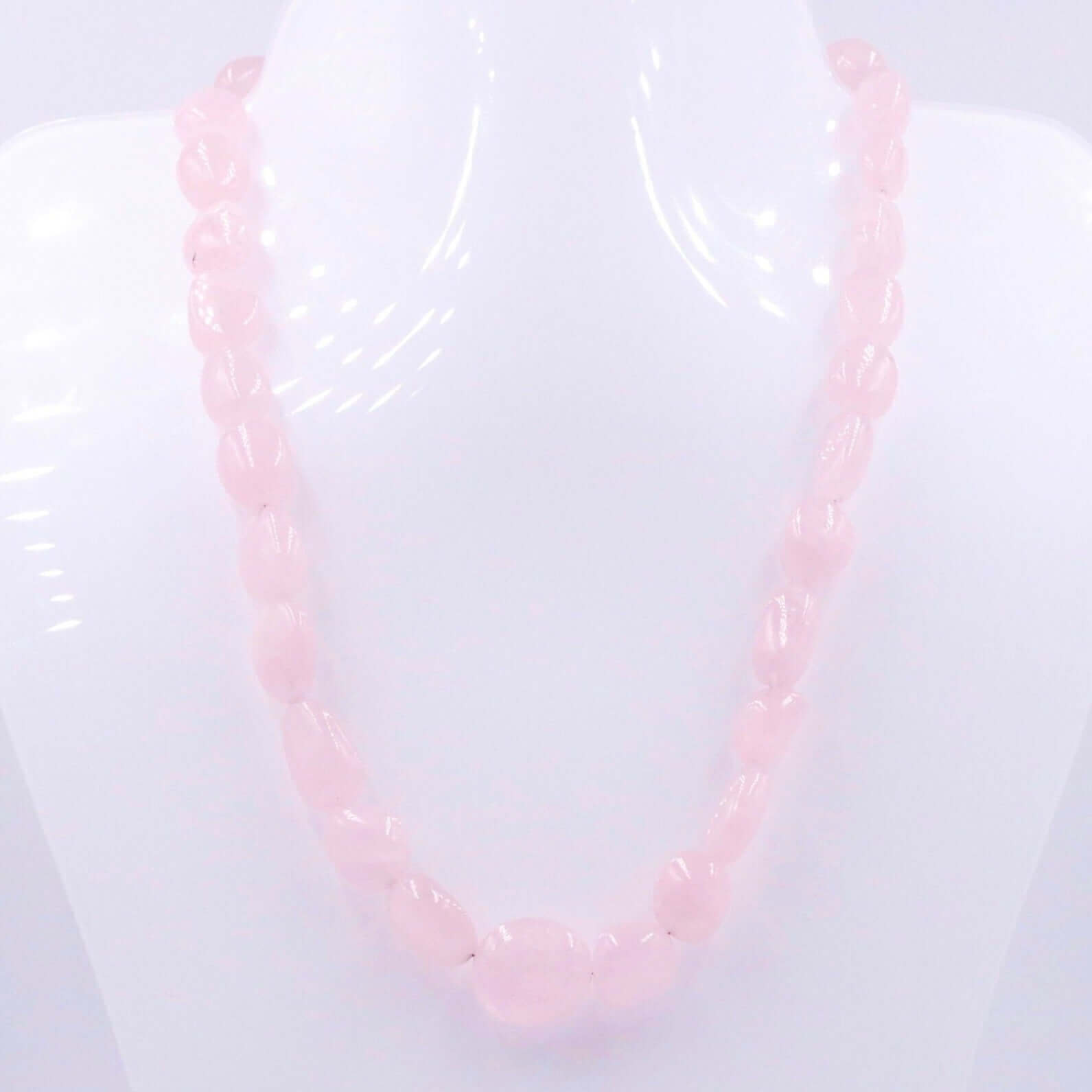 Rose Quartz Necklace - Taj Mahal Gems