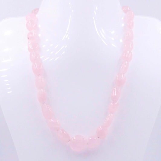 Rose Quartz Necklace - Taj Mahal Gems