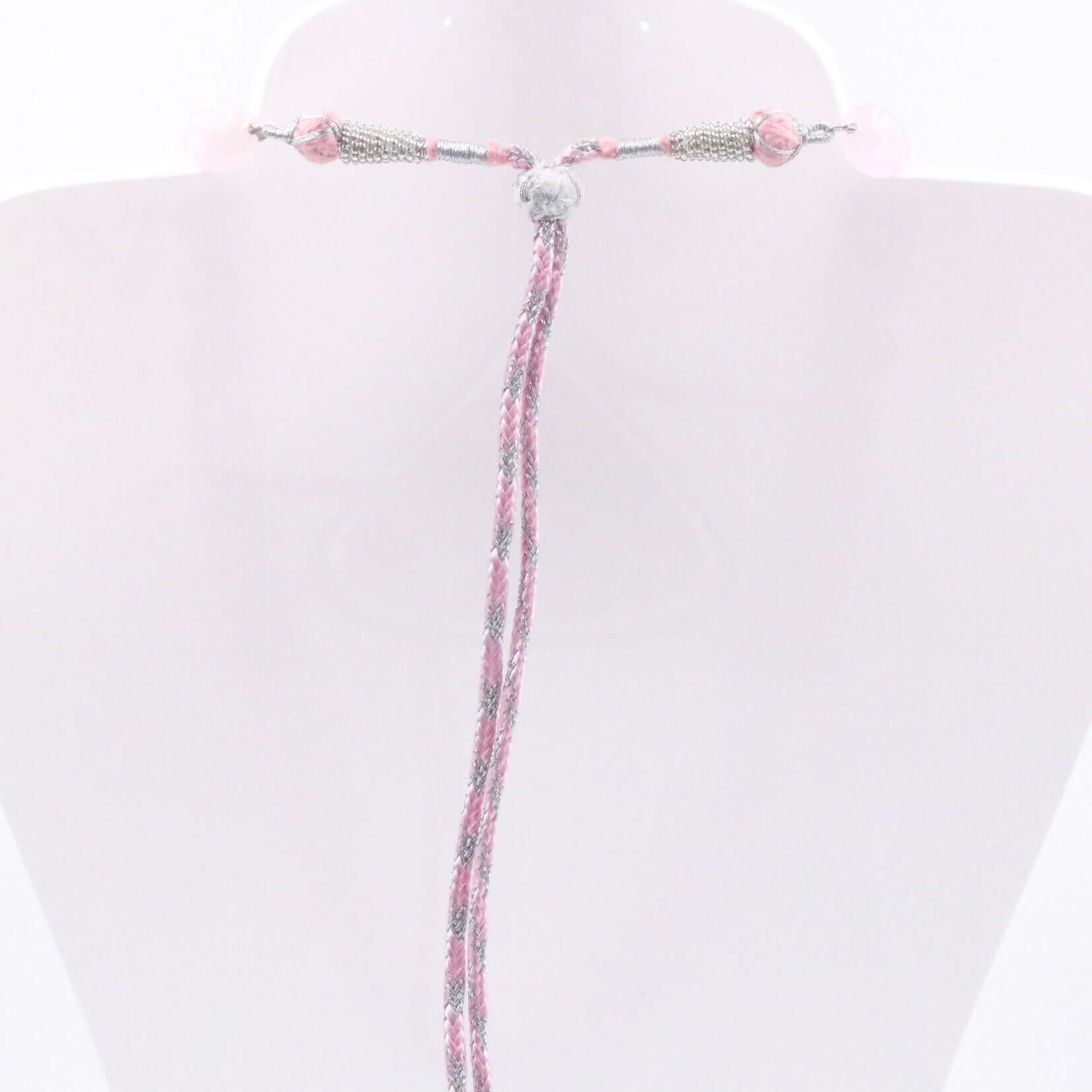 Rose Quartz Necklace - Taj Mahal Gems