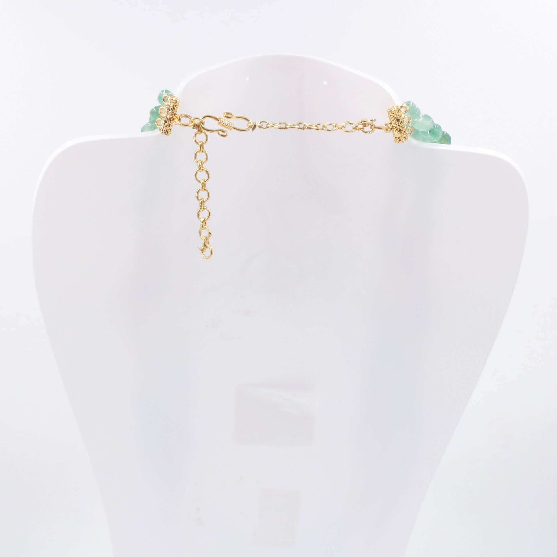 Ruby Freshwater Pearl Aventurine Quartz Necklace - Taj Mahal Gems
