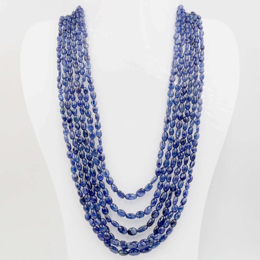 Sapphire Beaded Necklace - Taj Mahal Gems