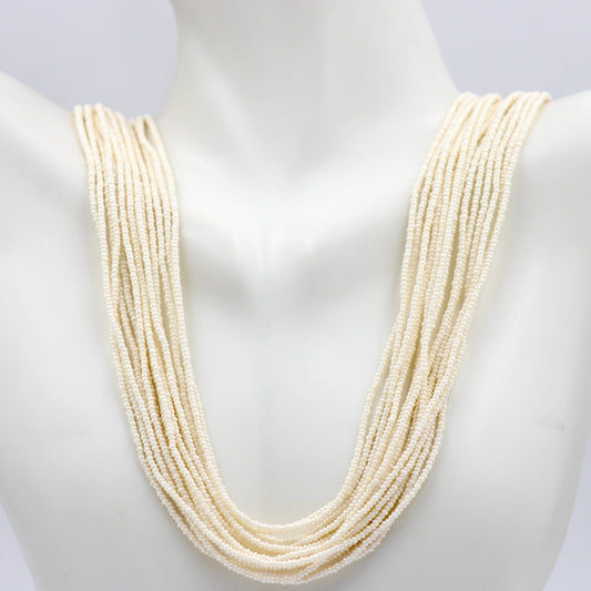 Seed Bead Layered Necklace - Taj Mahal Gems