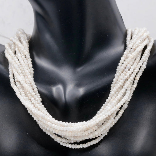 Silverite Beads strand - Taj Mahal Gems