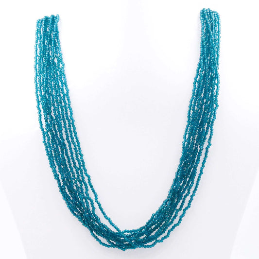 Single Color CZ Beads Necklace - Taj Mahal Gems