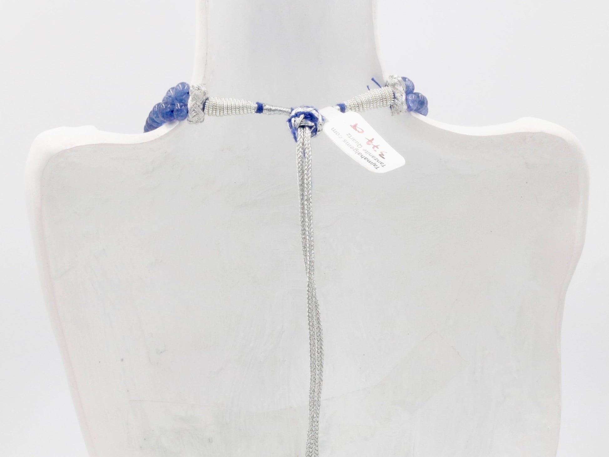 Tanzanite Aventurine Quartz Necklace - Taj Mahal Gems